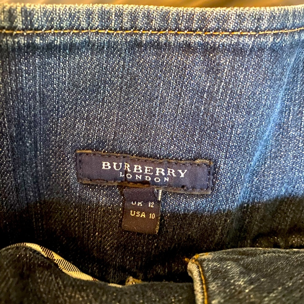 Burberry Denim and Tan Midi Skirt - Picture 5 of 6
